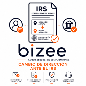 Cambio de Dirección ante el IRS